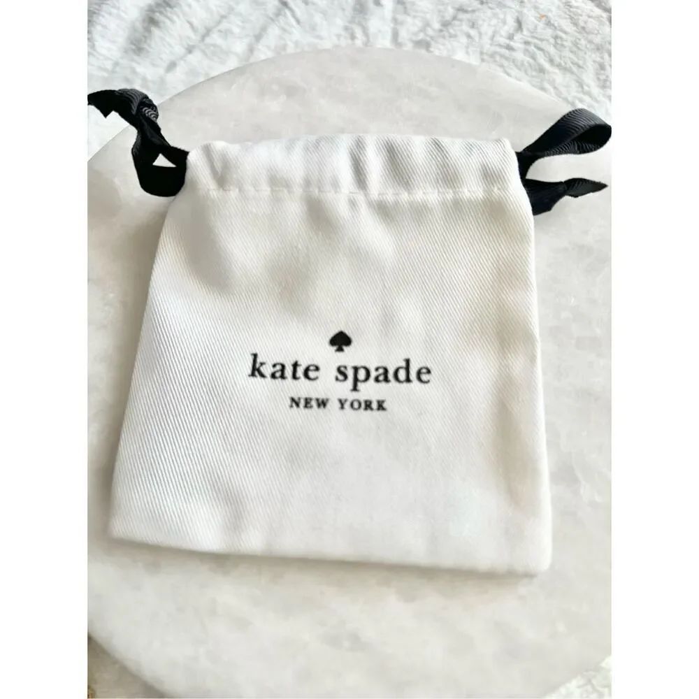 Kate Spade black-and-white dust pouch 